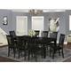 Darby Home Co Beesley Butterfly Leaf Solid Wood Dining Set Wood in Black | Wayfair DABY5561 39638870