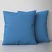 AllModern Ashel Outdoor Square Pillow Cover & Insert Polyester/Polyfill blend in Blue | 20 H x 20 W x 6 D in | Wayfair