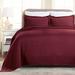 George Oliver Declin 100% Cotton All Season Basket Weave Bedspread/Coverlet Set Cotton Sateen in Red | Twin Bedspread + 1 Standard Sham | Wayfair