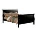 Alcott Hill® Chidi Queen Sleigh Bed Wood in Black | 47 H x 63 W x 92 D in | Wayfair 991118FA8B6B42C4A18ADF0EFF58798F