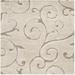 White 48 x 1.2 in Area Rug - Ophelia & Co. Deanna Floral Cream Shag Area Rug | 48 W x 1.2 D in | Wayfair ALCT1013 32931438