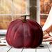 The Holiday Aisle® Latex Harvest Vine Pumpkin in Red | 11 H x 9.5 W x 12 D in | Wayfair D24691F0471F407BB9C6DC89EC41371A