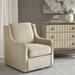 Armchair - Sand & Stable™ Baby & Kids Brooksville 28.5" W Polyester Swivel Armchair Polyester in White | 35.5 H x 28.5 W x 33.85 D in | Wayfair