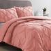 House of Hampton® Dasean Microfiber Traditional Comforter Set Polyester/Polyfill/Microfiber in Pink/Yellow | Wayfair RDBL3905 37932267