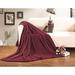 Charlton Home® Henrich All Season Super Plush Luxury Fleece Blanket Polyester in Red | 90 W in | Wayfair EEGA1054 28441565