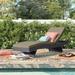 Sol 72 Outdoor™ Convene Wicker Rattan Outdoor Patio Chaise Lounge Chair in Brown | 37.5 H x 27.5 W x 78.5 D in | Wayfair