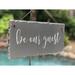 Gracie Oaks Sassy Squirrel Handcrafted Slate House Sign - Be Our Guest | 6 H x 12 W x 0.25 D in | Wayfair E2DC146F0521400F98405ABE2A3141B4