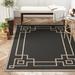 Black 105 x 0.12 in Area Rug - Sol 72 Outdoor™ Amherst/Camel Geometric Indoor/Outdoor Area Rug Polypropylene | 105 W x 0.12 D in | Wayfair