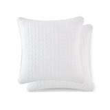 Eider & Ivory™ Mcquaid Pillow Cover Polyester/Polyfill blend in White | 26 H x 26 W x 4 D in | Wayfair F351C9D6D3EF4AFFBE919192E8494E0D