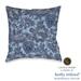 Laural Home kathy ireland® Small Business Network Member Blue Jean Floral Decorative Throw Pillow - 18x18