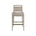 Artistica Home Cohesion Nico Stool Wood/Upholstered in Gray/Brown | 37 H x 20 W x 23.75 D in | Wayfair 2222-896-40-01