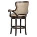 Fairfield Chair Spritzer Swivel Stool Wood/Upholstered in Brown | 43 H x 25.75 W x 27.75 D in | Wayfair 2008-C6_3157 Alabaster_Walnut