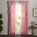 Lark Manor™ Lafleur Solid Color Semi-Sheer Thermal Rod Pocket Curtain Panels Polyester in Pink | 54"W x 84"L | Wayfair LARK1717 26583081