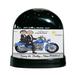 The Holiday Aisle® Friendly Folks Cartoon Caricature Couple Motorcycle Lovers Snow Globe | 4 H x 4 W x 3 D in | Wayfair