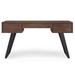 Wade Logan® Cullomburg Desk w/ Deep Drawers Wood/Metal in Black/Brown/Gray | 30 H x 60 W x 24 D in | Wayfair 13DB8975DD5D497CB60FEBF33837DB92