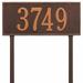 Whitehall Products Hartford 1-Line Lawn Address Sign Metal | 27 H x 23.25 W x 1 D in | Wayfair 1328AC