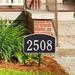 Old Century Forge Legacy 1-Line Lawn Address Sign Metal | 8.75 H x 14 W x 2.38 D in | Wayfair 3339-BS