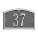 Whitehall Products Cape Charles 1-Line Wall Address Plaque Metal | 4.75 H x 7.5 W x 0.5 D in | Wayfair 1179AC