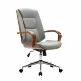 Mercury Row® Stoneburner Executive Chair Upholstered in Gray | 43.7 H x 24.41 W x 26.38 D in | Wayfair C471771305964996A64045CCF3D10E64