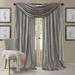 House of Hampton® Danielly Solid Semi-Sheer Rod Pocket Curtain Panels Polyester in Gray | 95 H in | Wayfair WRLO6857 40763389