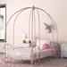 Mack & Milo™ Whimsical Metal Twin Carriage Bed Metal in White | 78.5 H x 42.5 W x 88 D in | Wayfair ZMIE2299 37934271