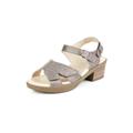 Avena Damen Klett-Sandalette Soft-Feeling Beige