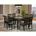 East West Furniture Dining Table Set Includes a Square Table with Butterfly Leaf and Dining Chairs (Chair Seat Type Options)