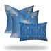 HOLOKAI Collection Indoor/Outdoor Lumbar Pillow Set, Zipper Covers w/Inserts - 20 x 20