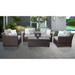 Kathy Ireland River Brook 6 Piece Outdoor Wicker Patio Furniture Set