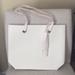 Ralph Lauren Bags | Faux Leather White Ralphlauren Tote Bag | Color: White | Size: 14”X18”X5”
