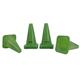 Splay Club Plastic Traffic Cones | Safety Cones for Field Practice, Outdoor Games, Fitness Training, Agility Set, Parking Markings | Cones with Waterproof Surface | Green Colour - Pack of 10