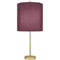 Robert Abbey Kate 32.5" Table Lamp Metal/Fabric in Red/Yellow | 32.5 H x 13 W x 13 D in | Wayfair VW04