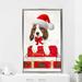 The Holiday Aisle® Christmas Books (Vertical) By Jodi - Graphic Art in Red/White | 63.5 H x 39.5 W x 2 D in | Wayfair