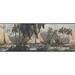 York Wallcoverings Sail Boats in the Jungle Palm Trees 15' L x 9" W Wallpaper Border in Gray/Black | 9 W in | Wayfair TG2110B