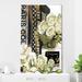 House of Hampton® The Big Book Of Style 2 (Vertical) By Jodi - Graphic Art Metal in Black/White/Yellow | 40 H x 24 W x 1.5 D in | Wayfair