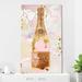 House of Hampton® Champagne In (Vertical) By Jodi - Graphic Art Plastic/Acrylic in Pink | 30 H x 18 W x 1 D in | Wayfair