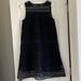 Madewell Dresses | Madewell Dusk Sheer Black Dress With Side Zipper | Color: Black | Size: 2