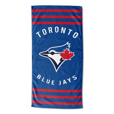 Blue Jays Stripes Beach Towel by MLB in Multi