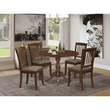 Alcott Hill® Hendina Drop Leaf Rubberwood Solid Wood Dining Set Wood in Brown | 30 H in | Wayfair 136C2197558D47529A8E1AE42D4307A0