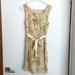 Anthropologie Dresses | Anthropologie Moulinette Soeurs Summer Dress | Color: Cream/Gold | Size: 4