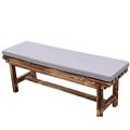Waterproof Garden Bench Cushion 100cm with 40D High Density Sponge 2/3 Seater Bench Seat Cushion Pad 120cm for Patio Furniture Swing Chair (Silver grey,120*45*5cm)