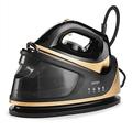 Lewis’s 2400W Power Steam Generator Iron - Black & Gold/Anti-drip functionality, Variable steam dial, Lightweight, Handheld iron