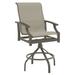 Tropitone Marconi Sling 28" Patio Bar Stool in Yellow/Brown | 48.5 H x 25.5 W x 28.5 D in | Wayfair 452027-28_MOC_Sparkling Water