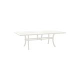 Tropitone Linea Cast Aluminum Dining Table Metal in White | 28.5 H x 84 W x 44 D in | Outdoor Dining | Wayfair 262085U-28_SHL