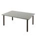 Tropitone Matrix Dining Table Stone/Concrete/Metal in Gray/White | 28 H x 64 W x 36 D in | Outdoor Dining | Wayfair 442071U-28_GRE_PTR