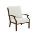 Tropitone Marconi Patio Chair w/ Cushions in Gray/Brown | 35 H x 29 W x 33 D in | Wayfair 542011_GRE_Canvas Natural