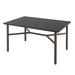 Tropitone Matrix Bar Outdoor Table Stone/Concrete/Metal in Gray/White/Brown | 40.25 H x 64 W x 36 D in | Wayfair 442071U-40_MOC_RCA