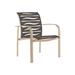 Tropitone Laguna Beach EZ Span™ Laguna Patio Dining Armchair in Brown | 34 H x 28 W x 29 D in | Wayfair 752024WV_SNR_GPH