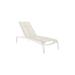 Tropitone Laguna Beach EZ Span™ 81.5" Long Reclining Single Chaise Metal in White | 39.5 H x 31 W x 81.5 D in | Outdoor Furniture | Wayfair