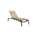 Tropitone Laguna Beach EZ Span™ 81.5" Long Reclining Single Chaise Metal in Gray | 39.5 H x 31 W x 81.5 D in | Outdoor Furniture | Wayfair